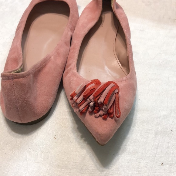 J. Crew Suede Lottie Tassel Flats size 7 - Picture 2 of 10